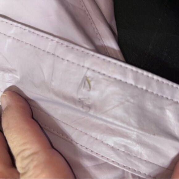 Via Spiga Women's Pinkest Rain Coat Studded Details Double Pockets Sash Spring - Picture 6 of 14